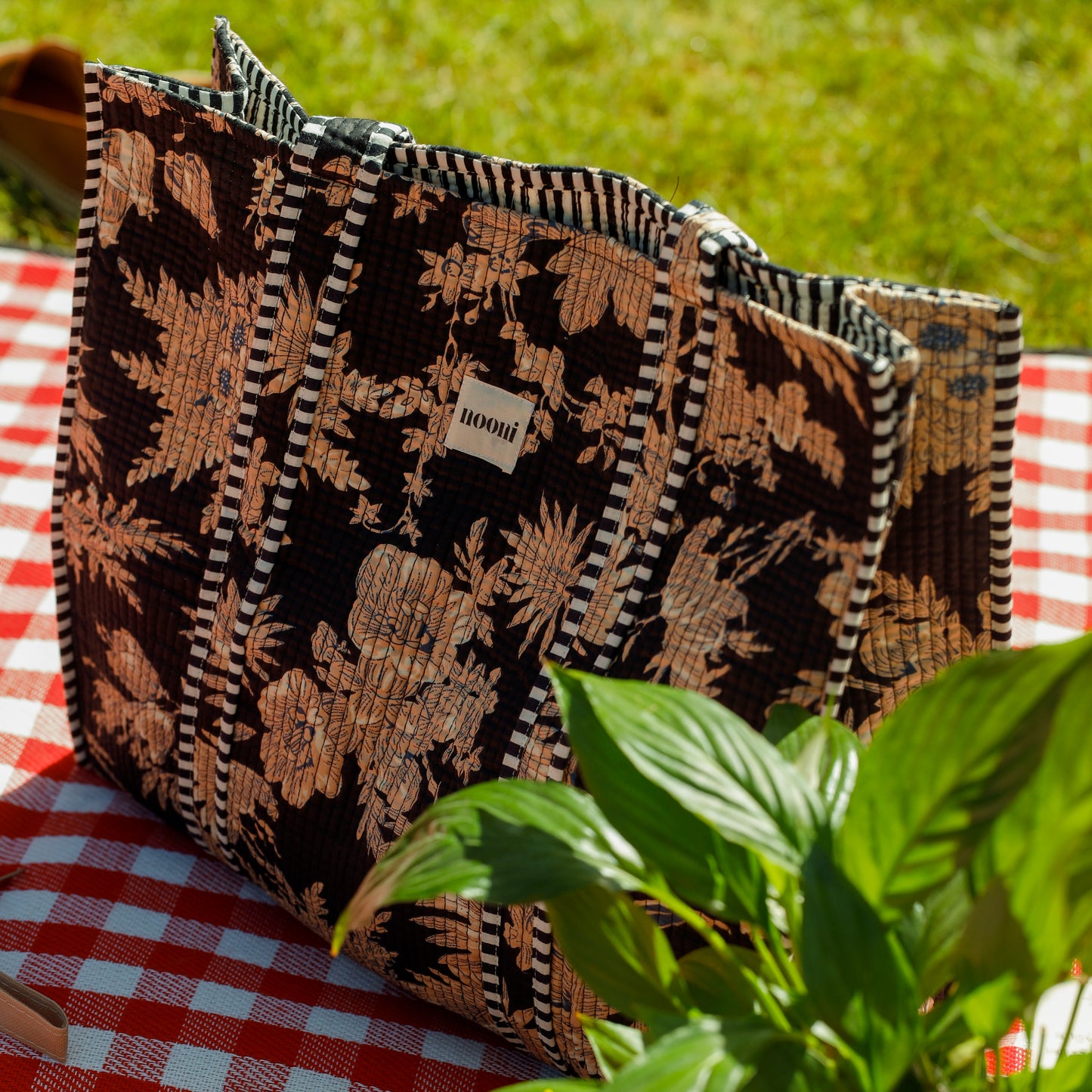 Midnight Bloom Tote Bag