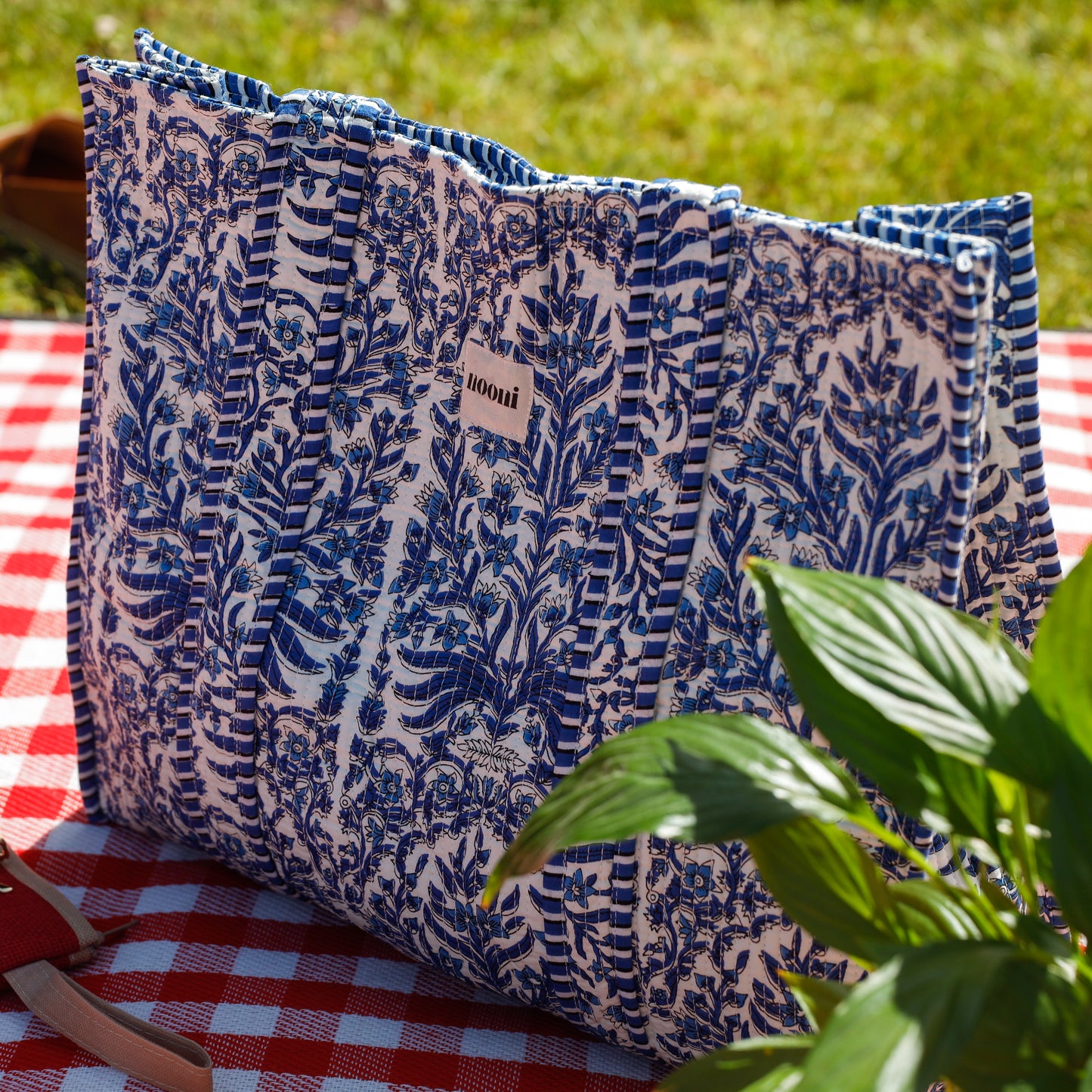 Porcelain Vine Tote Bag
