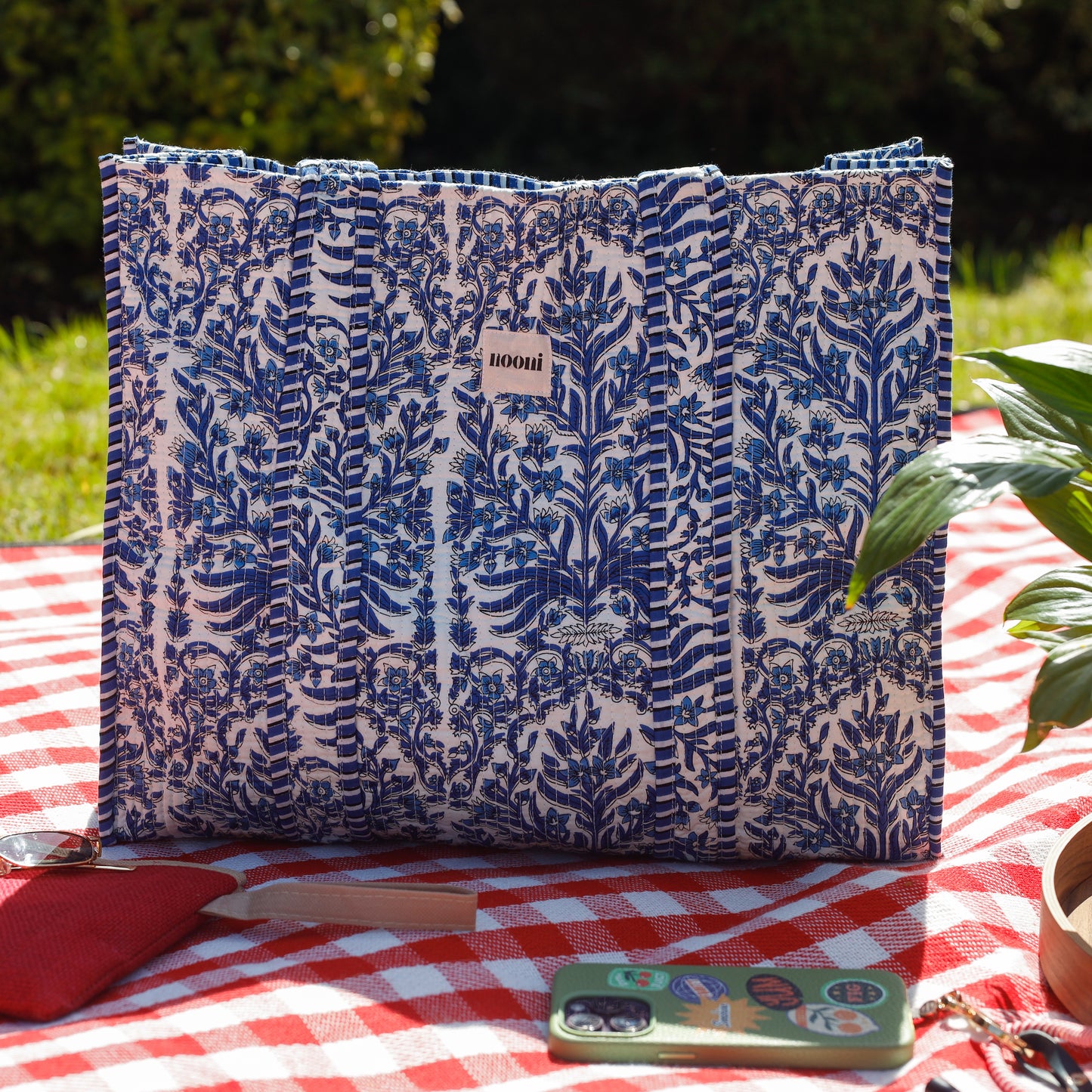 Porcelain Vine Tote Bag