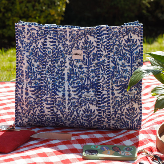 Porcelain Vine Tote Bag