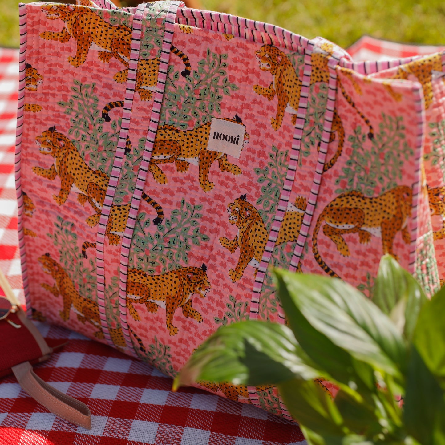 Leopard Blush Tote Bag